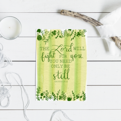 Get Well Soon - Catholic Greeting Card - 5x7