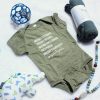 Saintgoals Baby Boy - Catholic Saint Virtues bodysuit
