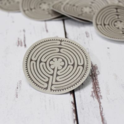 Labyrinth 'Calm Strips' Sticker