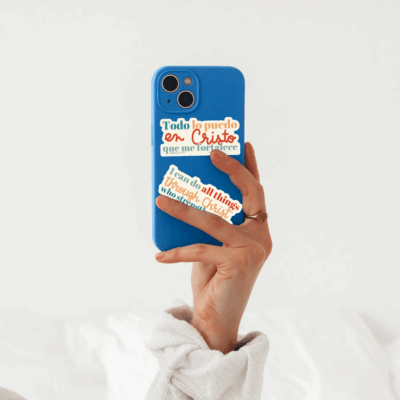 Todo Lo Puedo Fil 4:13 Sticker