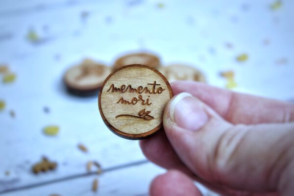 Memento Mori Wooden Magnet Set - Image 2